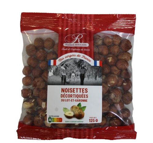 Noisettes de France décortiquées - sachet 125g