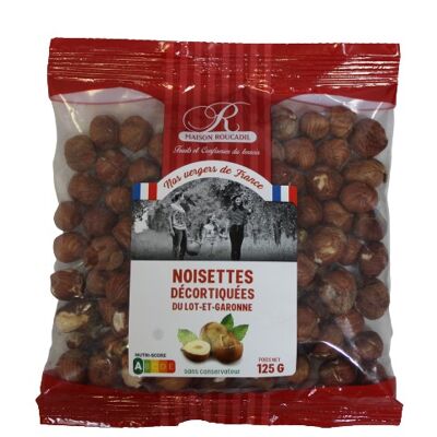 Noisettes de France décortiquées - sachet 125g