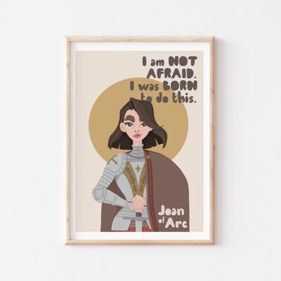 Jeanne d'Arc Wandkunst