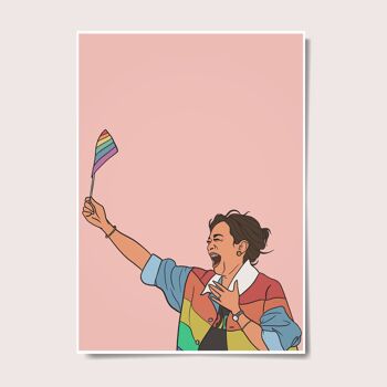 Art mural LGBTQ de Kamala Harris 3