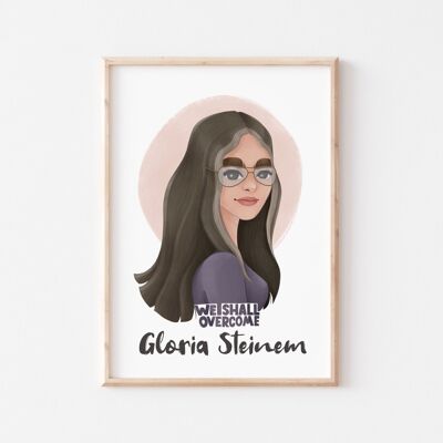 Gloria Steinem Wandkunst