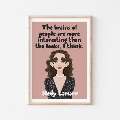 Hedy Lamarr Wandkunst