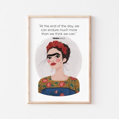 Frida Kahlo V2 Wandkunst