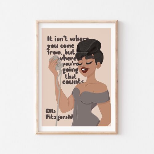 Ella Fitzgerald Wall Art