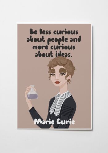 Art mural Marie Curie 2