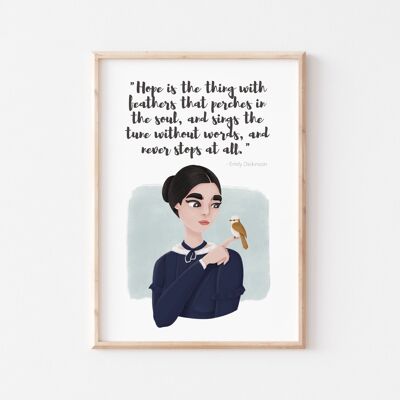 Emily Dickinson: decoración