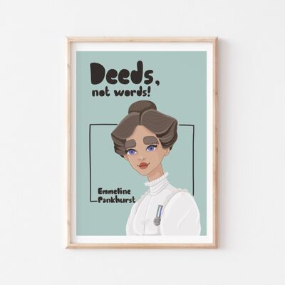 Emmeline Pankhurst Wall Art