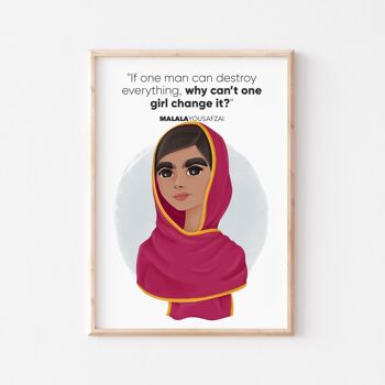 Art mural Malala Yousafzai V2 1