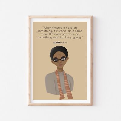 Audre Lorde Wandkunst