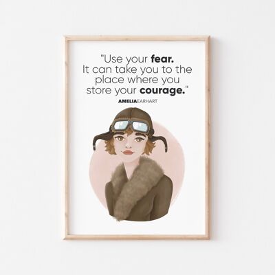 Amelia Earhart Wall Art