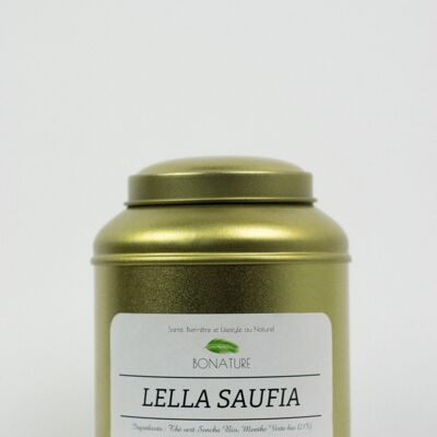Lella Saufia, gebrauchsfertiger Wüstenminztee von Bonature - viktorianische Schachtel 150g