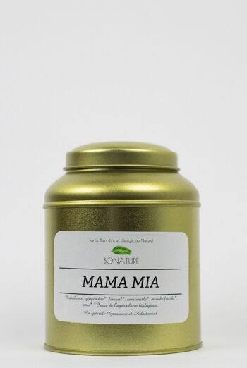 Mama Mia ! Infusion Grossesse et Allaitement Bonature - boîte victorienne 200g 1