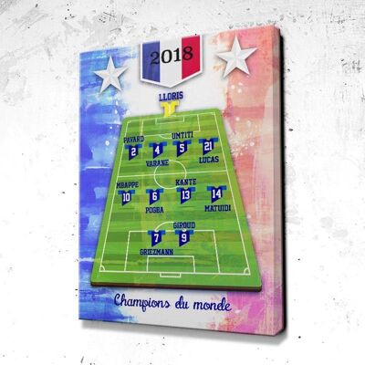 Tableau Compo Champion 2018 - 100 x 75 - Plexiglas - Sans cadre