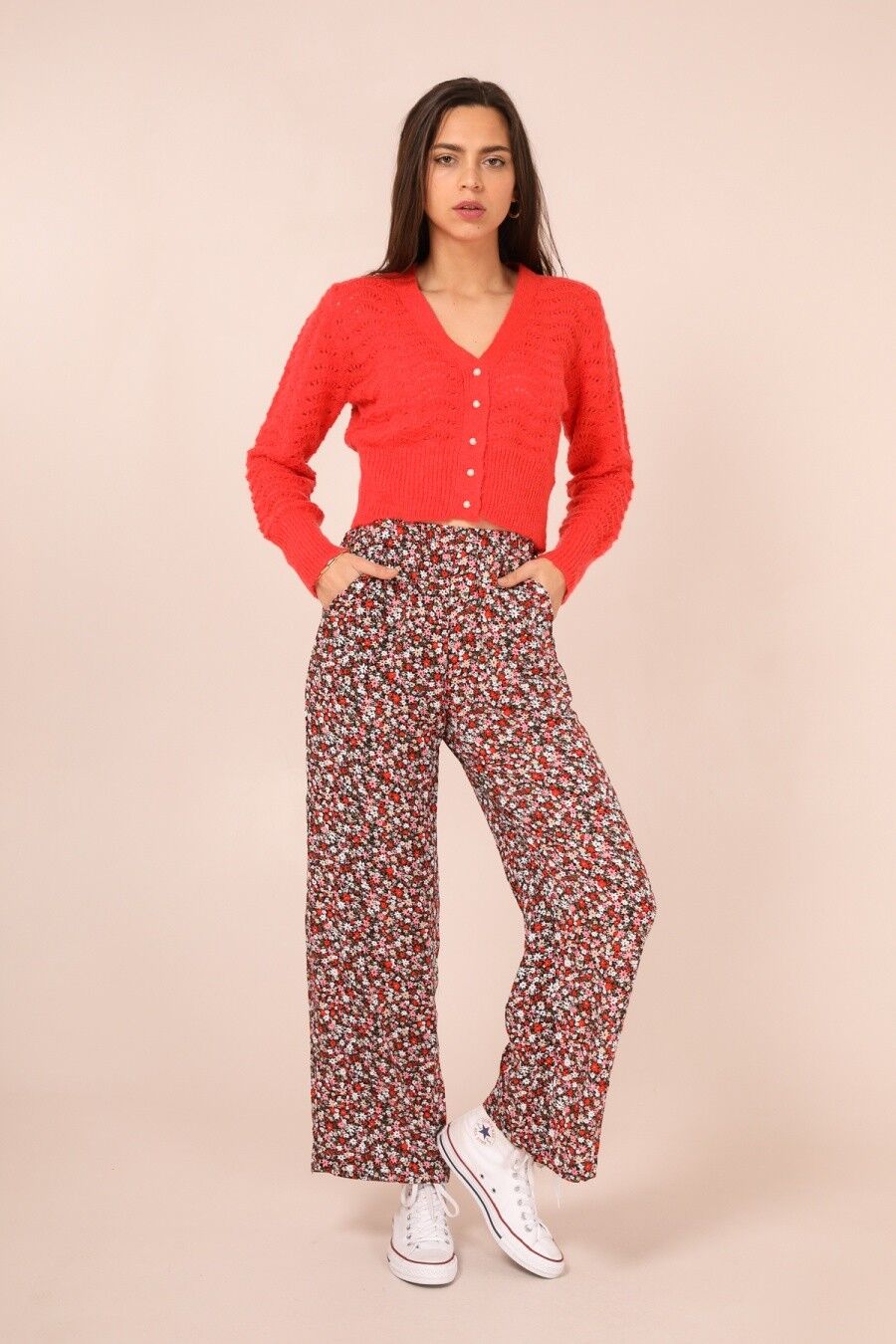 PACIFIC Pantalone rosso taglia L