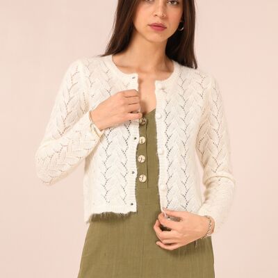 Cardigan MAUD Ecru