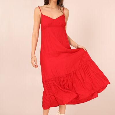 Robe DAMYA Rouge