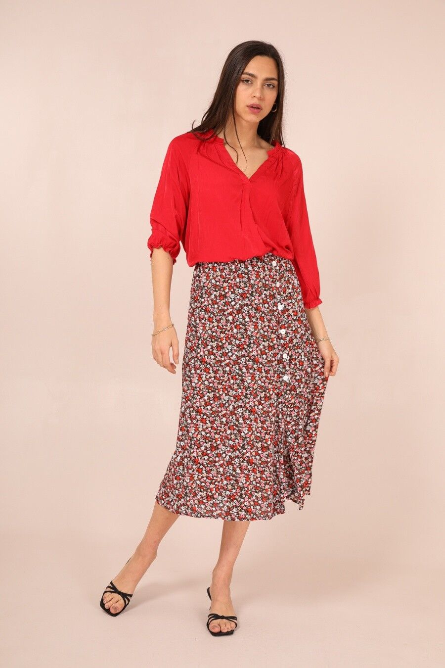 Blouse SABRINA Framboise