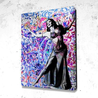 Tableau Belly Dancer - 160 x 120 - Toile sur châssis - Sans cadre