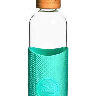 Neon Kactus Glass Water Bottle - Free Spirit 1000ml