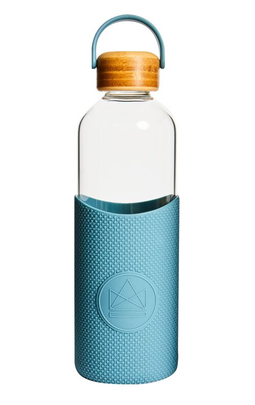 Neon Kactus Glass Water Bottle - Super Sonic 1000ml