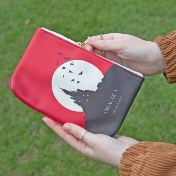 Pochette de sac à main Dracula Moon Red Book Pouch 3