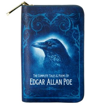 Porte-monnaie zippé Edgar Allan Poe Book 3