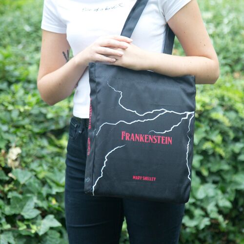 Frankenstein Book Tote Bag