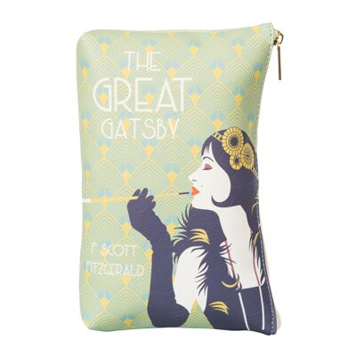 The Great Gatsby Lady Green Book Pouch Purse Clutch
