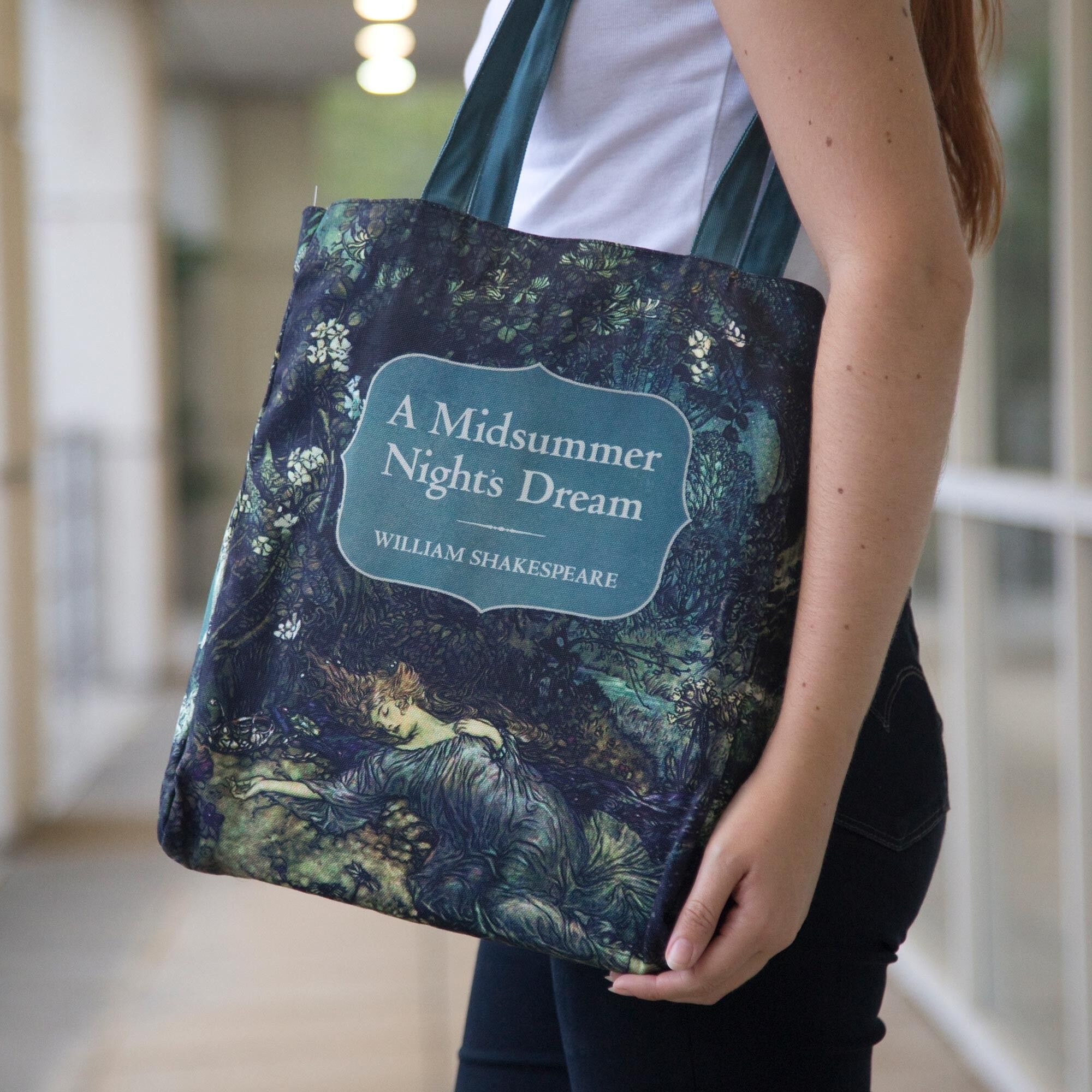 Borsa Tote Book Sogno di una notte di mezza estate