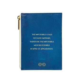 Meurtre sur le portefeuille porte-monnaie Blue Book Orient Express 4