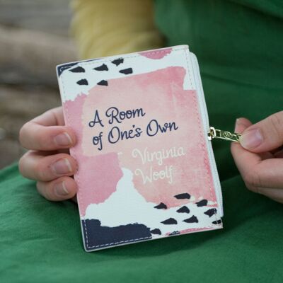 A Room of One's Own Pastel Book Coin Purse Wallet