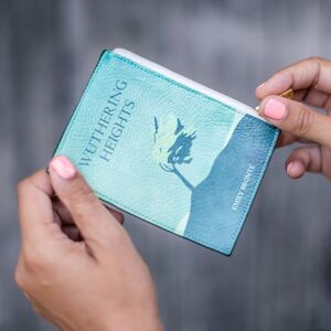 Portefeuille de cartes porte-monnaie vert Wuthering Heights