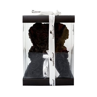 Cupido's Choice Black Rose Bear 25CM incl Box