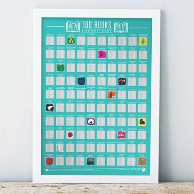 Bucket List Poster - 100 books