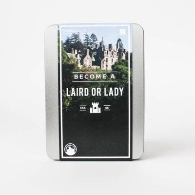 Become a Laird or Lady Personalised Gift Tin