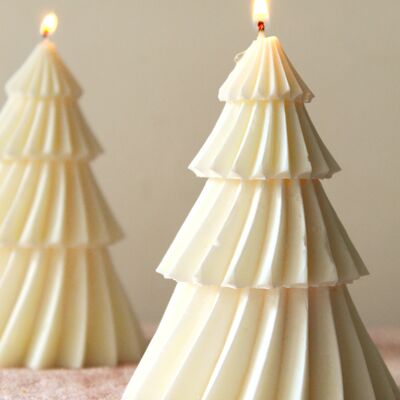 Pine Christmas candle