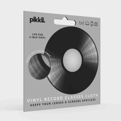 6" Vinyl Record Lens Cleaning Cloth | Microfibre Glass Wipe