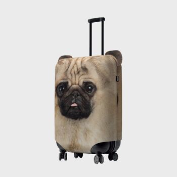 Housse de bagage carlin | Accessoires de voyage pour les amoureux des chiens 1