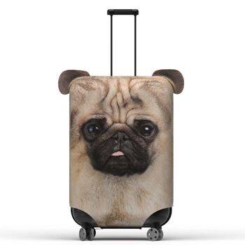 Housse de bagage carlin | Accessoires de voyage pour les amoureux des chiens 3