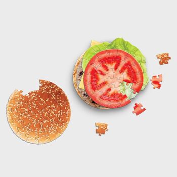 Casse-tête de couche de hamburger | Puzzle à 6 niveaux 5
