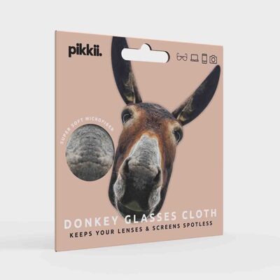 Donkey Microfiber Lens Cleaning Cloth  Fun Glasses Ass Wipe