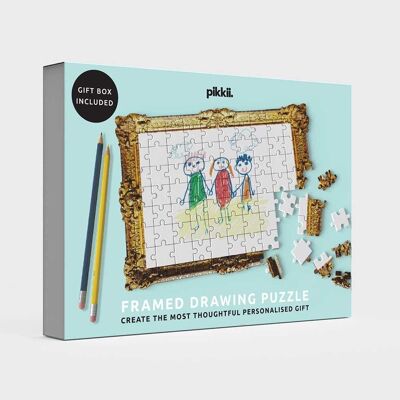 Puzzle de dessin encadré | Idée cadeau personnalisée