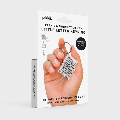 Little Letter Shrink Keyring | DIY Personalized Keychain