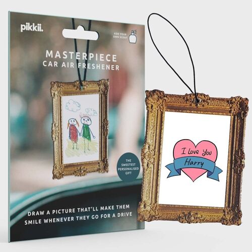 Masterpiece Car Air Freshener | Personalised Car Accessory