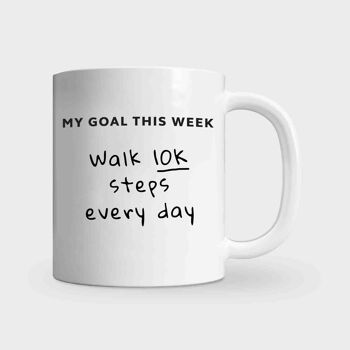 Tasse + stylo Mon objectif cette semaine 1