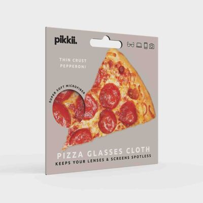Pizzagläser Tuch | Lustiges Peperoni-Linsenreinigungstuch 🍕