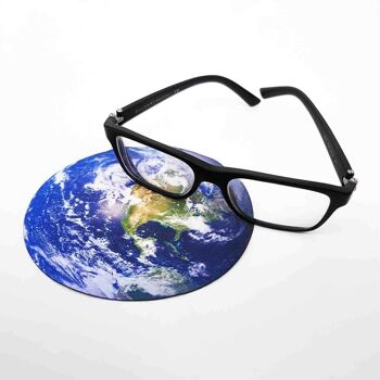 Chiffon de nettoyage pour objectif Planet Earth | Lingette à lunettes en microfibre 4