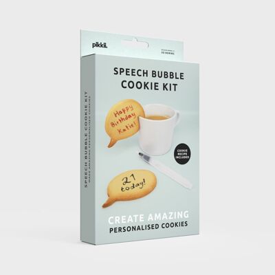 Kit de galletas de burbujas de discurso