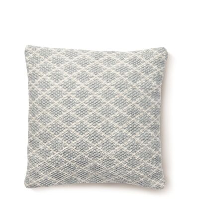 Hug Rug Woven Trellis Cushion Sky Grey 45X45