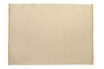 Hug Rug Tapis Tissé Losange Doré 120X170 2